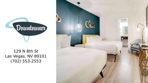 Downtowner Boutique Hotel
129 N 8th St
Las Vegas, NV 89101
(702) 553-2553