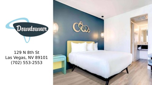 Downtowner Boutique Hotel
129 N 8th St
Las Vegas, NV 89101
(702) 553-2553